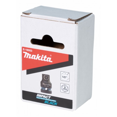 Makita E-16053 Steckschlüssel 1/2", Vierkant, IMPACT BLACK, 9mm